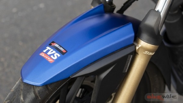 Tvs apache on sale mudguard price